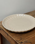 Scalloped Dinner Plate 27cm/ Cream