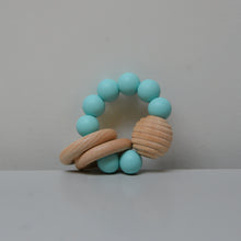 Load image into Gallery viewer, Baby Teething Ring with Double Ring in Mint