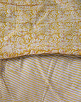 Sofa Cover or Mattress Olive Stripes and Floral