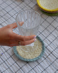 Braided Small Coasters / Colours