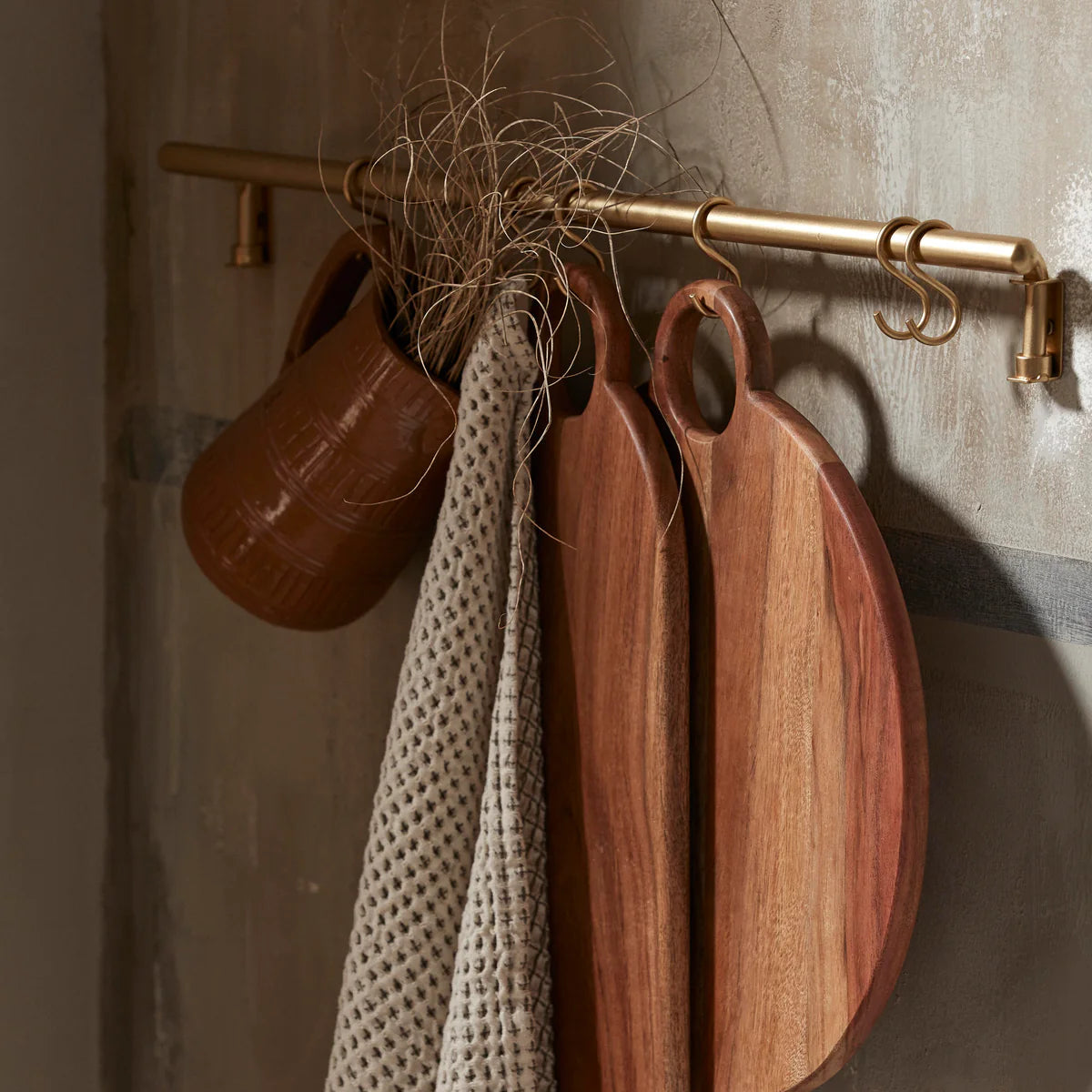 Malo Hook Rack / Brass Finish