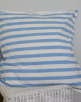 Blue Striped Cushion Large 60 x 60 cm / Rimini Ocean