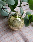 Christmas Baubles Seraphim / Gold Flowers