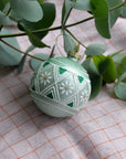 Christmas Baubles Seraphim / Green Daisy