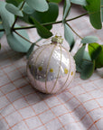 Christmas Baubles Seraphim / Baby Pink Stripe