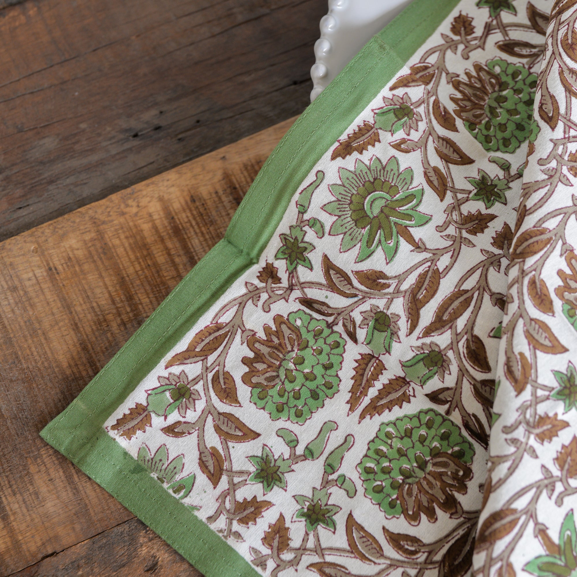 Deoli Sage Green Floral Napkin