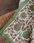 Deoli Sage Green Floral Napkin