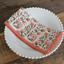 Load image into Gallery viewer, Marigold Rose Pink Floral Napkin