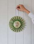 Paper Rosette Naya Sage 20 cm
