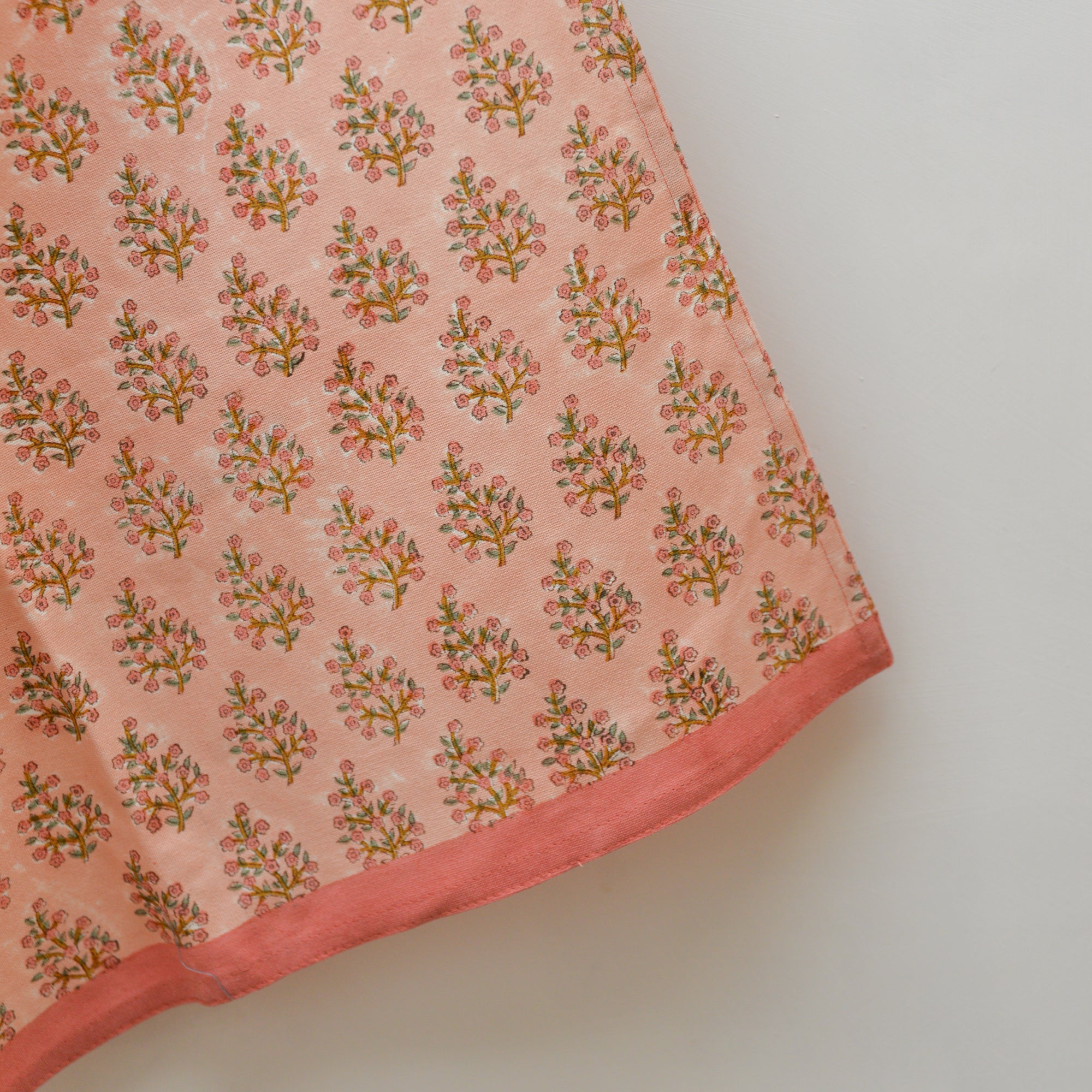 Peach Samira Floral Tea Towel