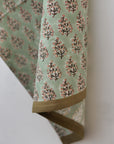 Sage Green Samira Floral Tea Towel