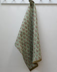 Sage Green Samira Floral Tea Towel