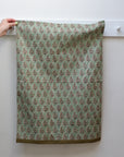 Sage Green Samira Floral Tea Towel