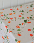Nasturtium Linen Tablecloth
