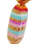 Glass Candy Ornament with Sugar / Multicoloured