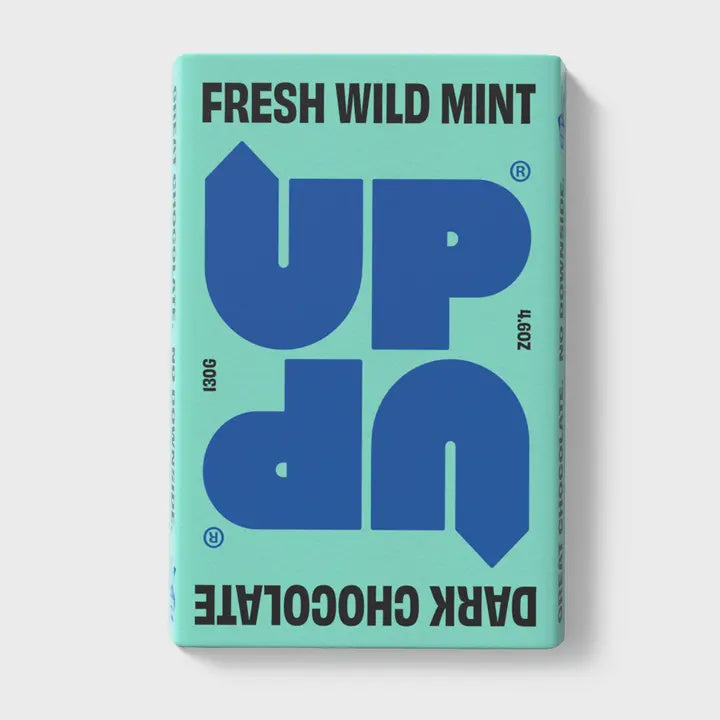 Wild Mint Dark Chocolate Bar 130G