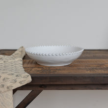 Load image into Gallery viewer, Pearl White Pasta Bowl / Plate 23cm