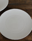 Pearl White Round Platter / Charger 33cm