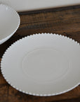 Pearl White Round Platter / Charger 33cm
