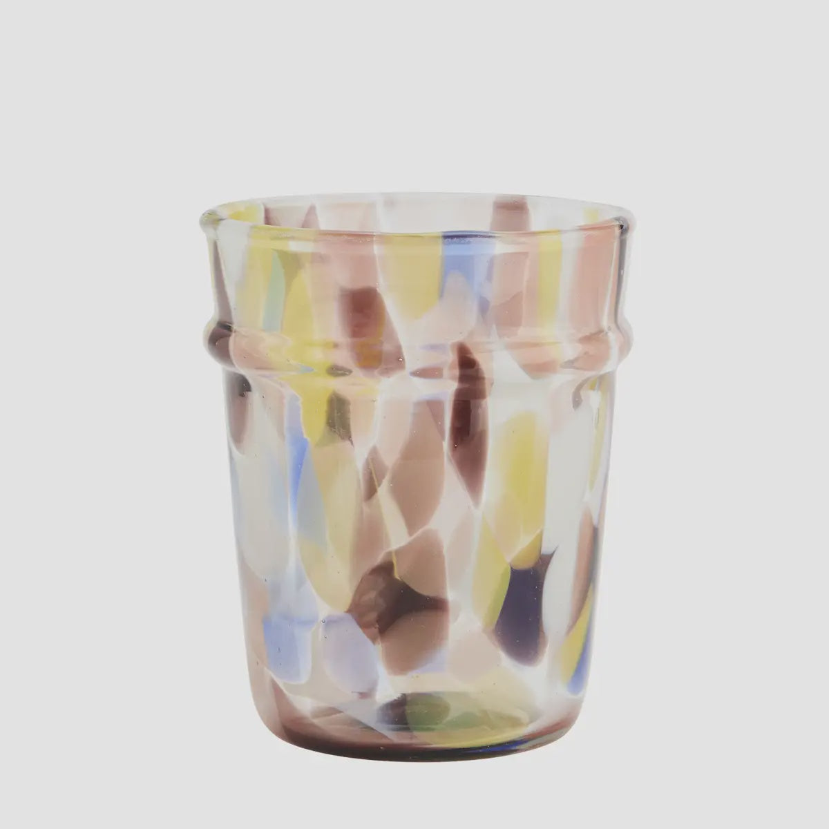 Speckled Glass Drinking Cup / Yellow