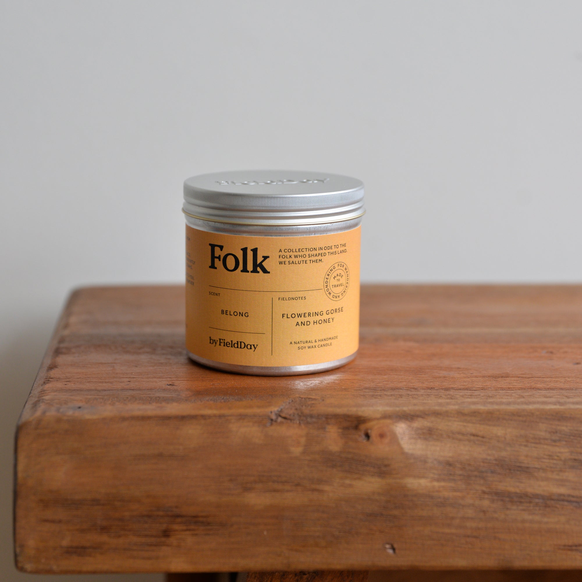 Belong Folk Tin Candle