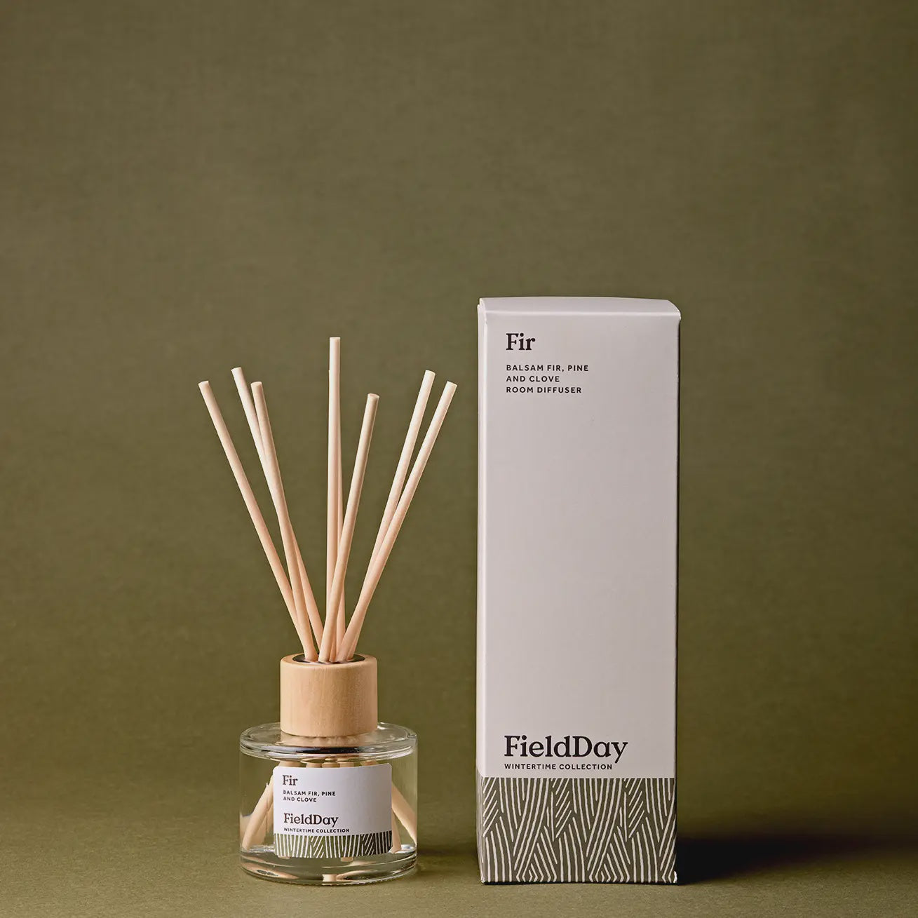 Christmas Eco Friendly Reed Diffuser / Fir