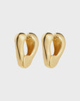 Free Hoop Earrings / Gold