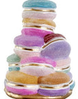 Macaroon Tower Glass Tree Decoration