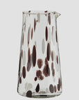 Speckled Glass Water Jug / Brown
