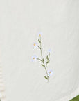 Daisy Embroidered Tea Towel