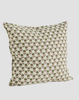 Pink and Green Printed Floral Cushion