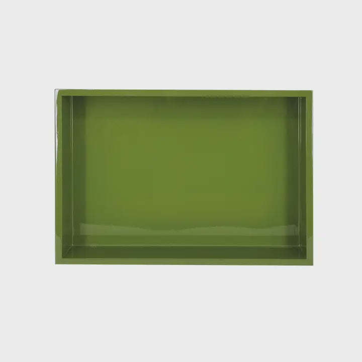 Green Lacquered Tray