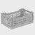 Mini Folding Crate / Grey
