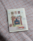 By the Fireplace Christmas Card