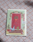 Festive Front Door Christmas Card