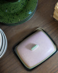 HKliving 70s Ceramics: Butter Dish, Mercury