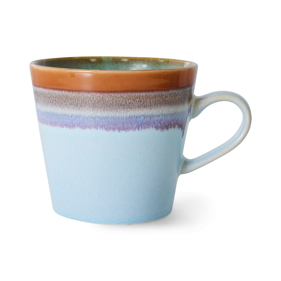HKliving 70s Ceramics Cappuccino Mug / Ash