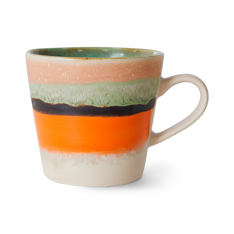 HKliving 70s Ceramics Cappuccino Mug / Burst