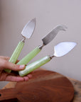 HKliving Sage Cheese Knives Set of Three