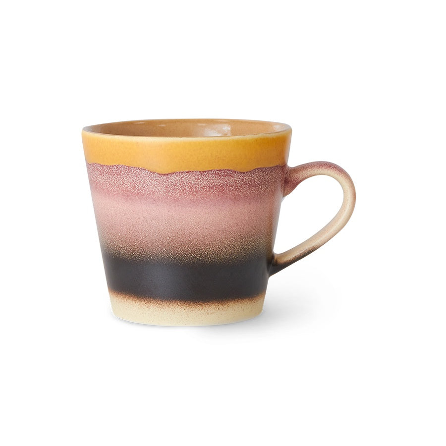 HKliving 70s Ceramics Cappuccino Mug / Sunset