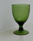 Vintage Style Wine Glass