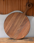 Round Wood Cutting/Serving Board