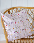Pink Floral Cushion 60 x 60 cm