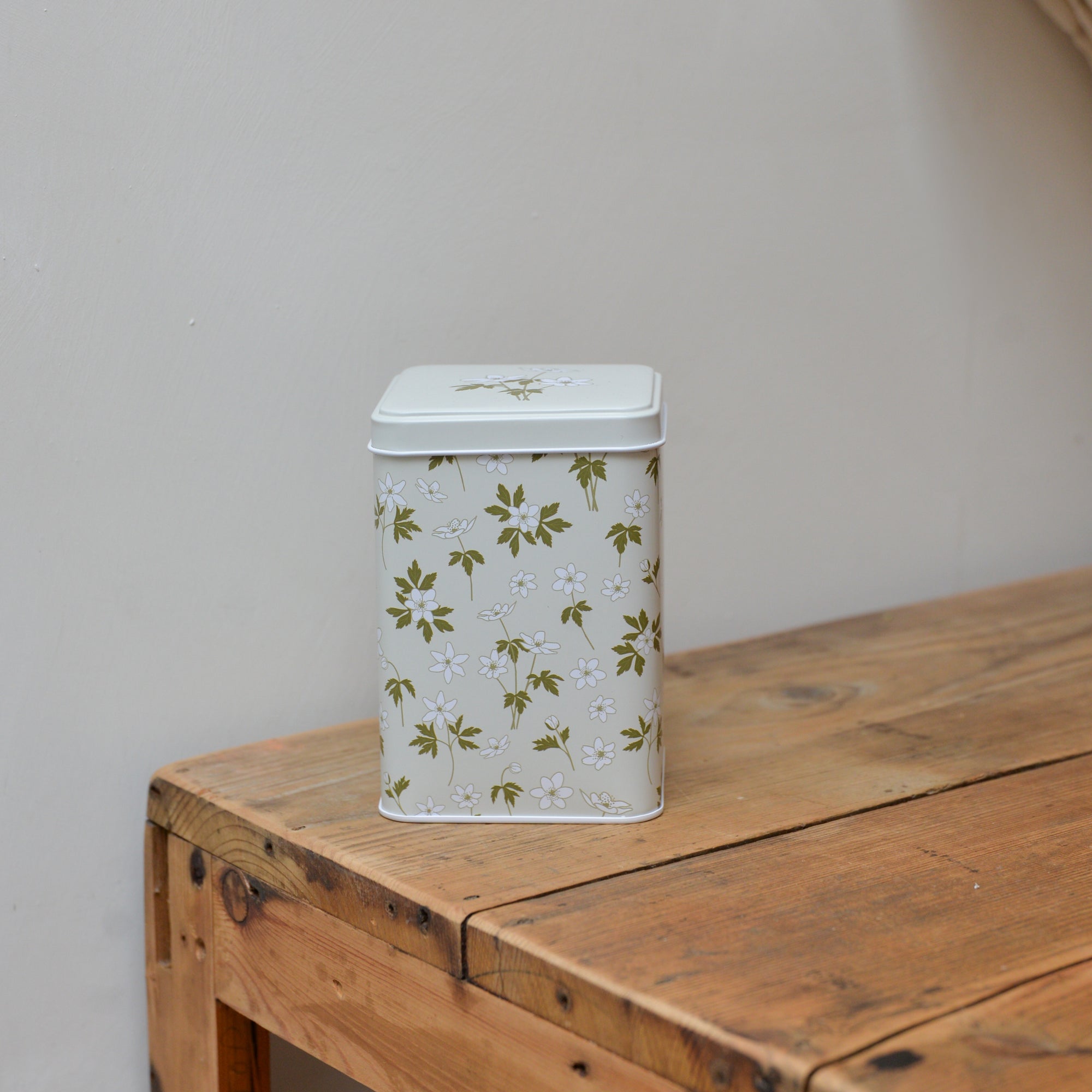 Anemones Floral Print Storage Tin / Sizes