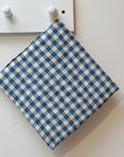 Blue and White Gingham Check Pot Holder