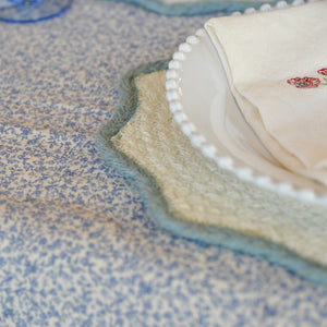 Blue Floral Everyday Table Cloth