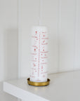 Brass Candle Tray For Pillar Candle