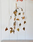 Brass Leaf Hanging Decoration
