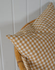 Gingham Cushion / Brown