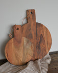 Round Chopping Board Acacia Wood